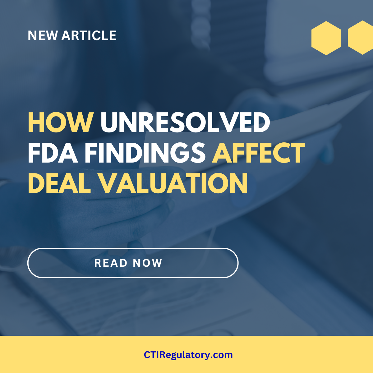 How Unresolved FDA Findings Affect Deal Valuation