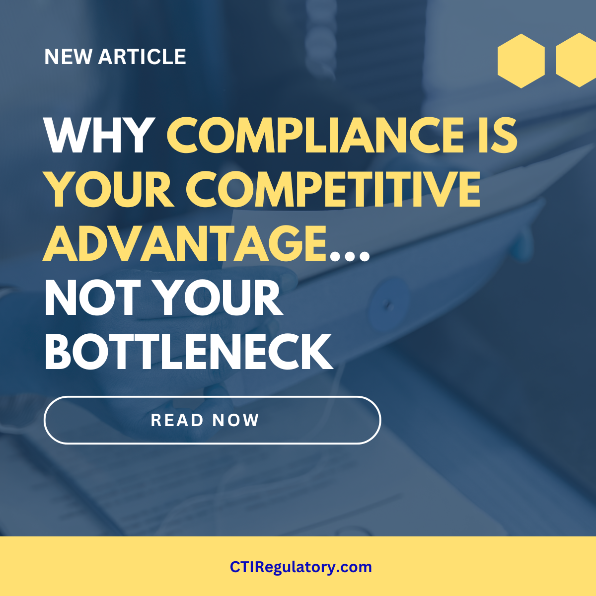 Why Compliance Is Your Competitive Advantage, Not Your Bottleneck